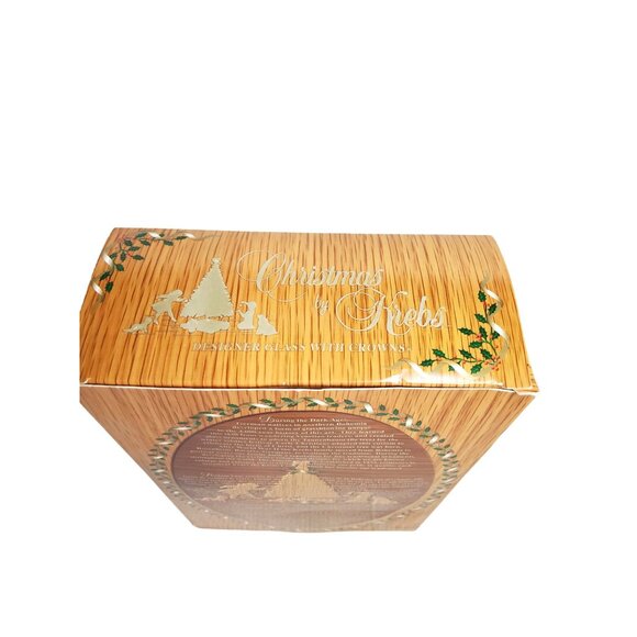 vintage christmas by krebs gold white glitter glass snowman christmas balls - Picture 4 of 5